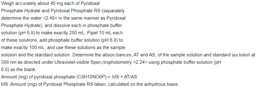 Pyridoxal Phosphate Hydrate MOA