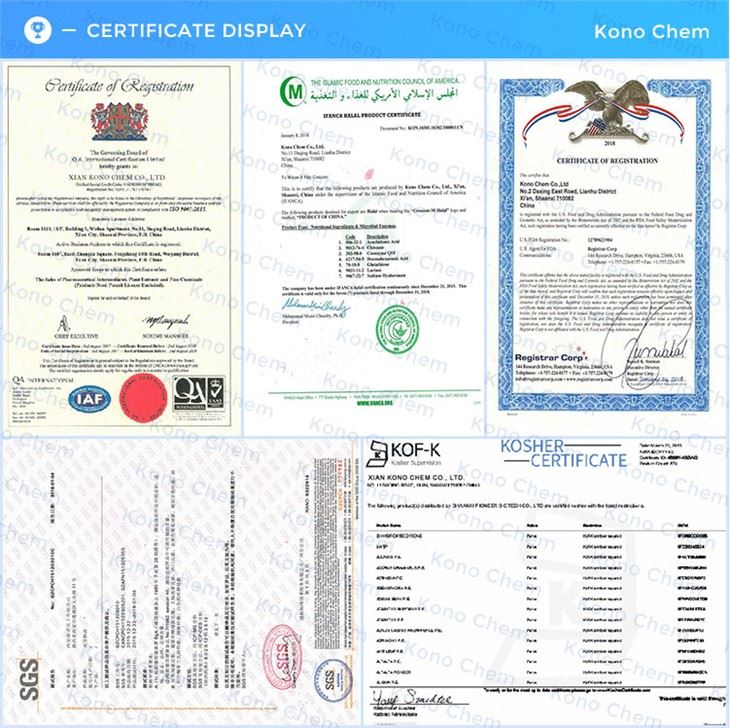 Certificates Of 1-Triacontanol Powder 593-50-0